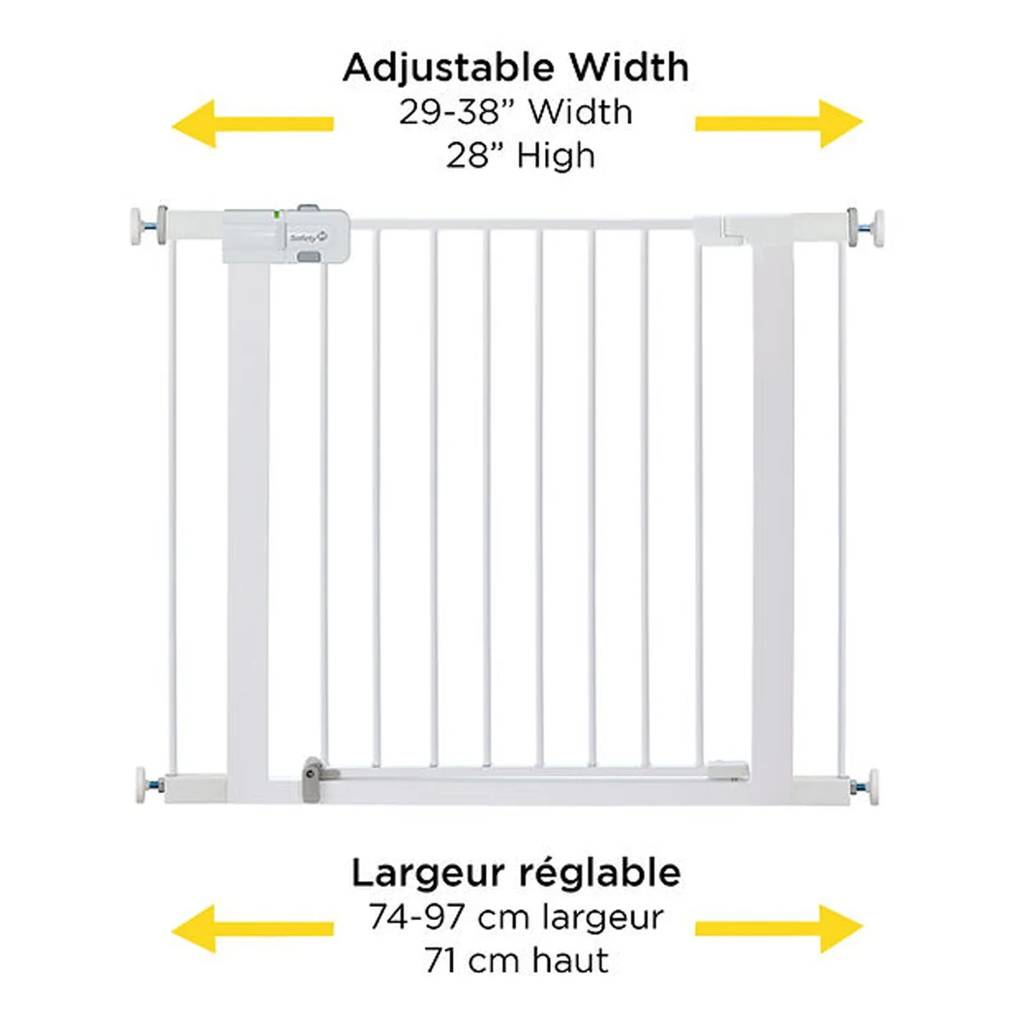 Safety 1st Easy Install Walk-Through Gate - White