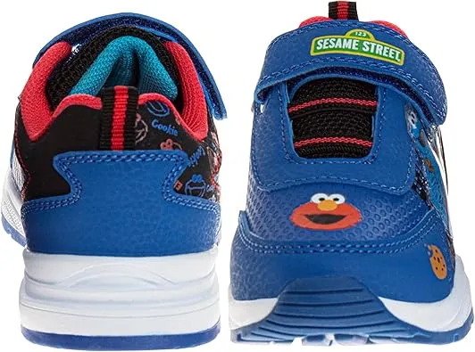 Sesame Street Sneakers - Kids Lightweight Athletic Breathable Running Tennis Shoes (Toddler-Little Kid)