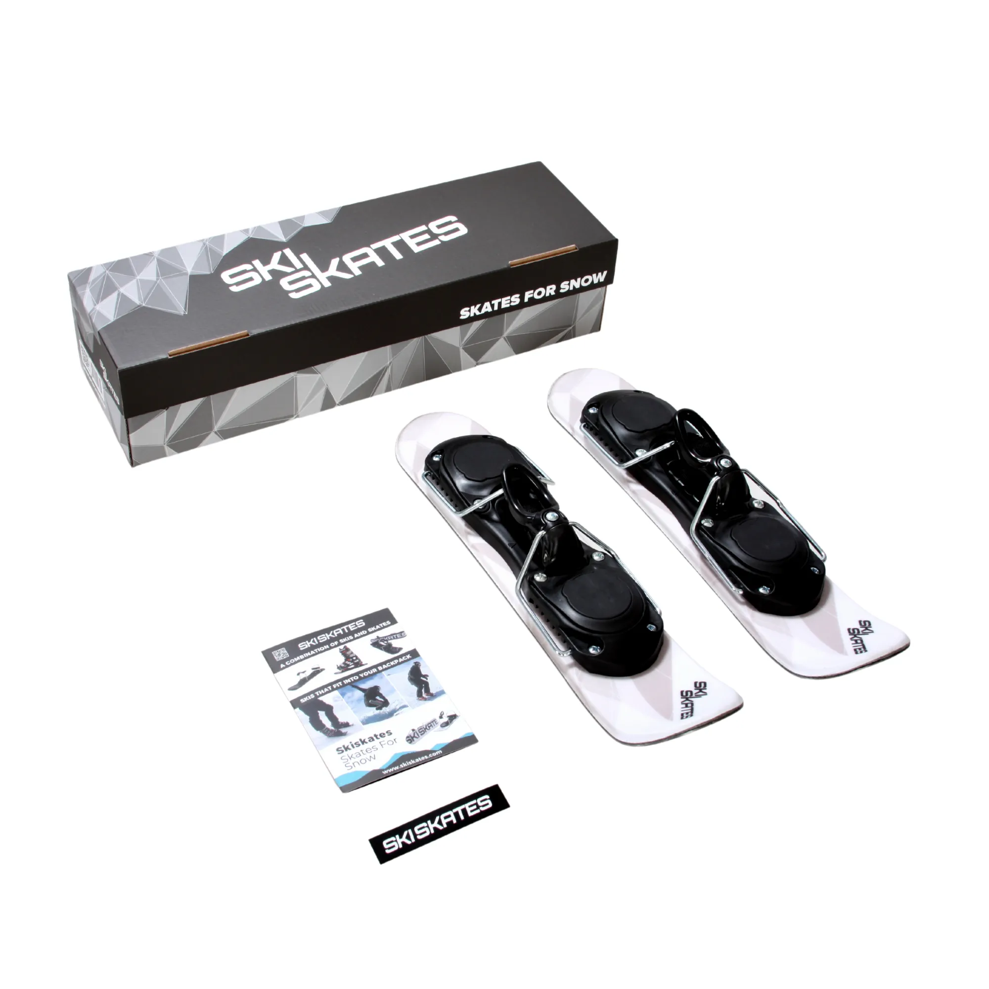 Skiskates by Snowfeet* | 44 CM | Snowblades Skiblades | Ski Boots Model | Free shipping