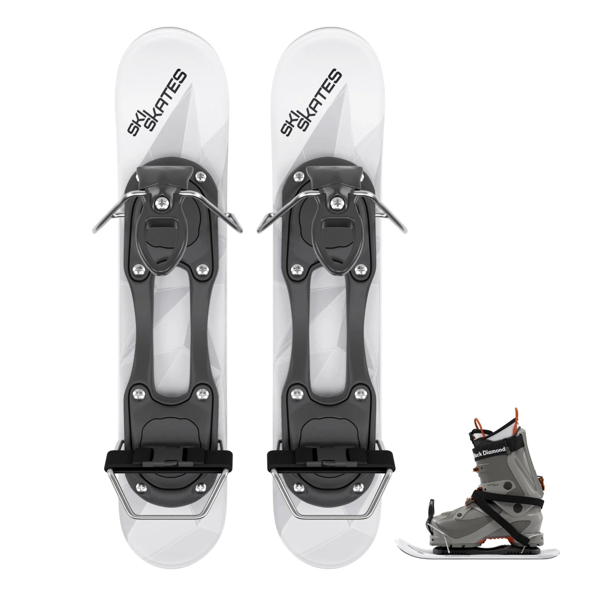 Skiskates by Snowfeet* | 44 CM | Snowblades Skiblades | Ski Boots Model | Free shipping
