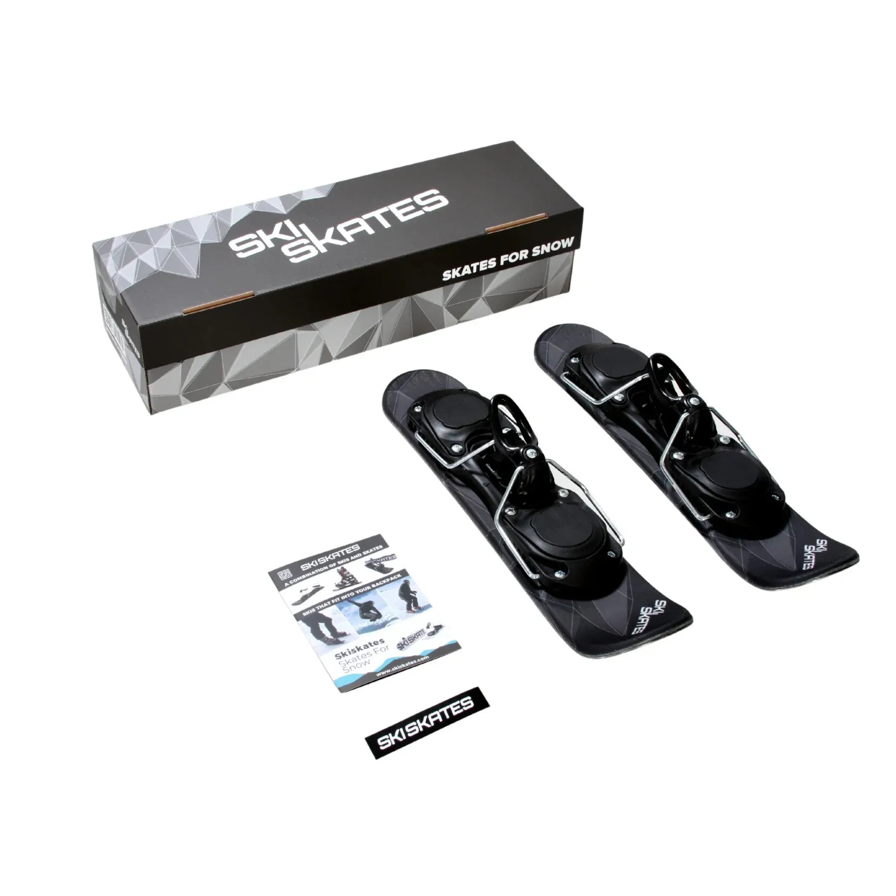 Skiskates by Snowfeet* | 44 CM | Snowblades Skiblades | Snowboard Boots Model