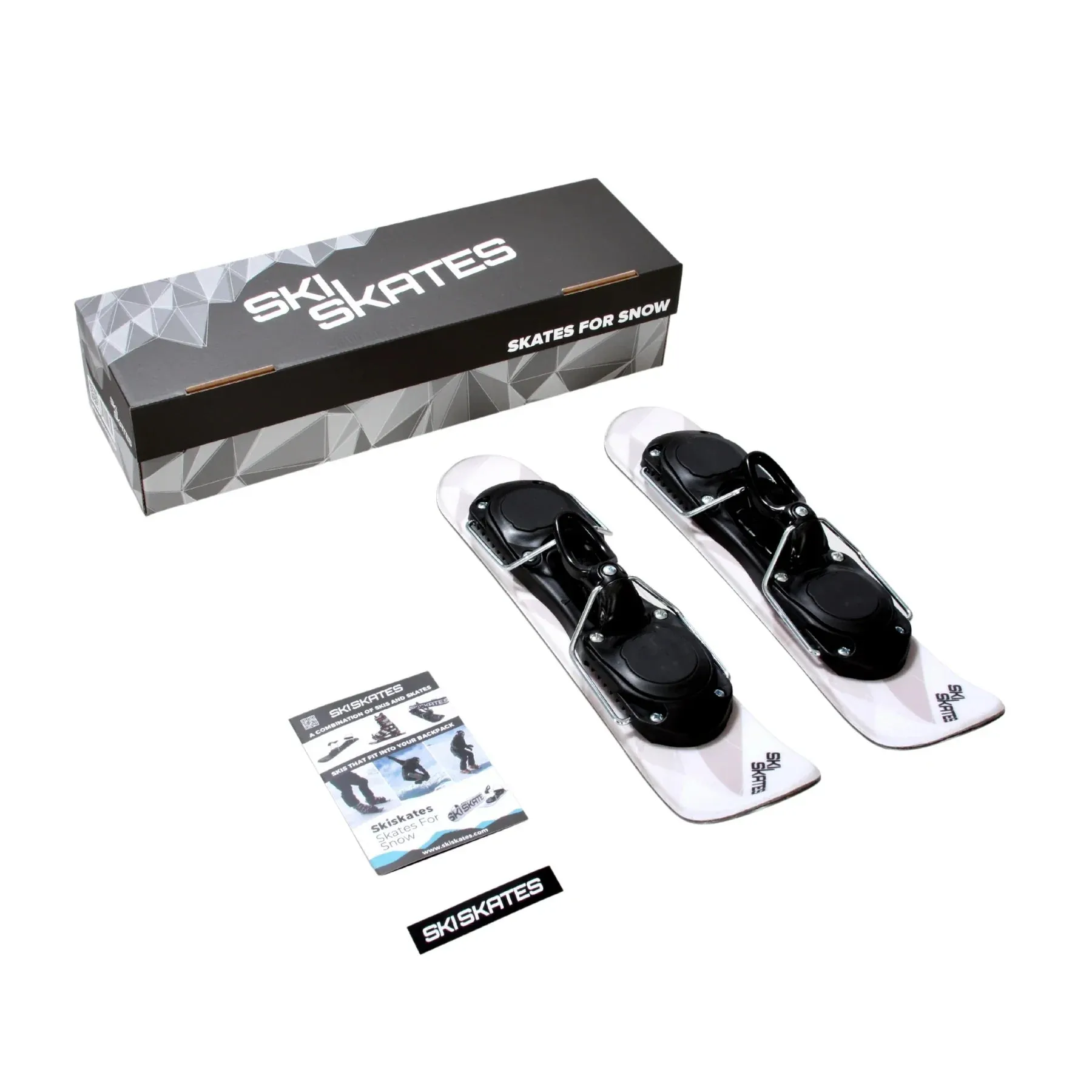 Skiskates by Snowfeet* | 44 CM | Snowblades Skiblades | Snowboard Boots Model