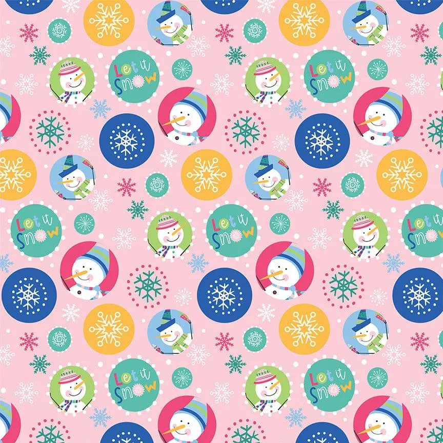 Snow Day Collection Warm & Cozy 12 x 12 Double-Sided Scrapbook Paper by Photo Play Paper