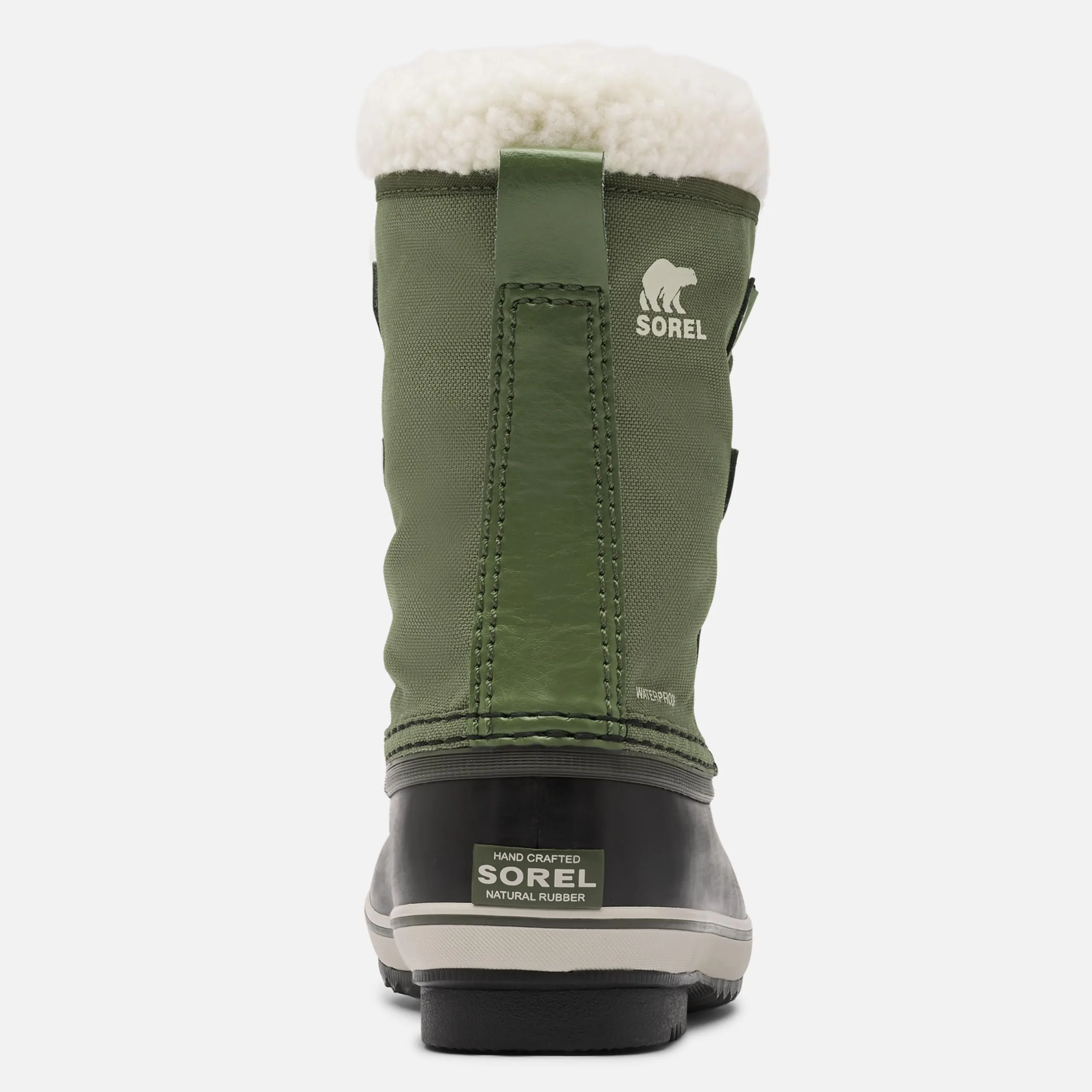 Sorel Kids Yoot Pac Nylon Snow Boots 12 Little Kid Hiker Green