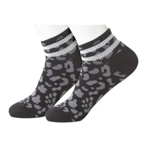 Spatter Black Women's Ankle Socks
