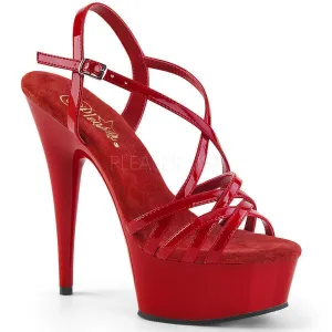 SS-DELIGHT-613 Platform Sandal  | Red Patent