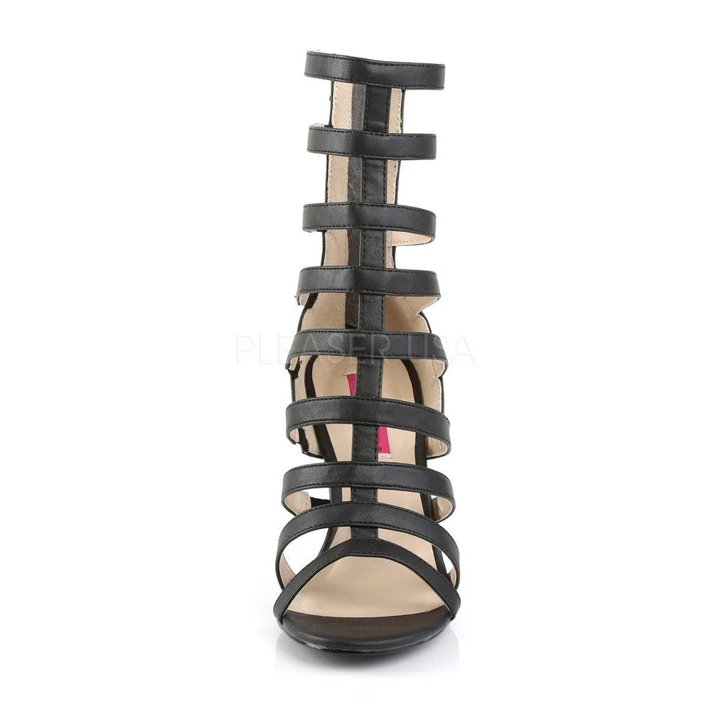 SS-DREAM-438 Ankle Boot | Black Faux Leather