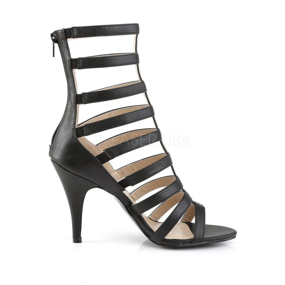 SS-DREAM-438 Ankle Boot | Black Faux Leather