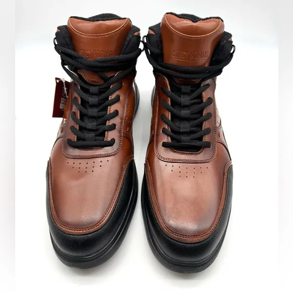 STACY ADAMS Men's Mayson Mid Lace Up Sneaker Fashion Boot Size 11 NEW