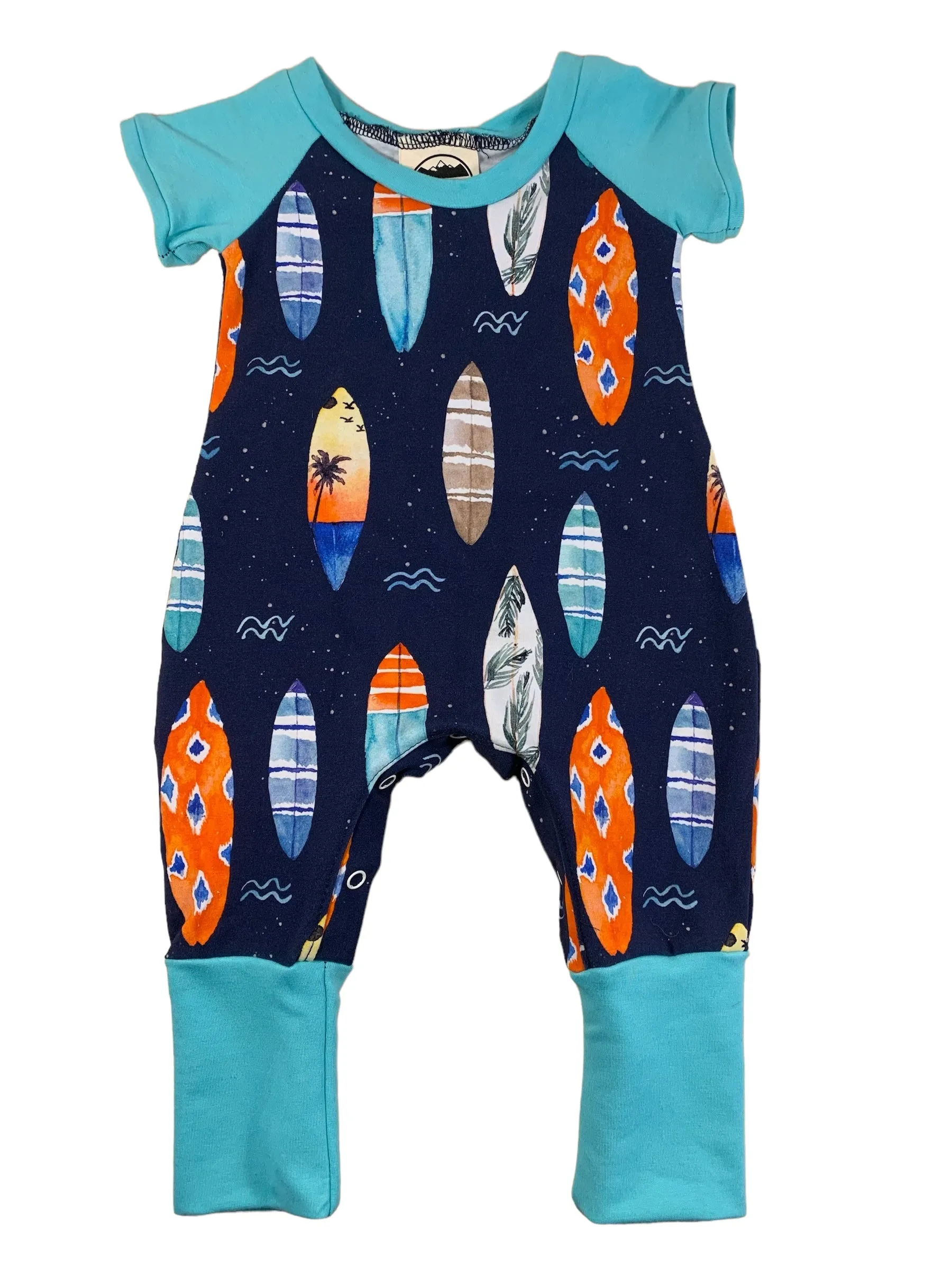 Surfin’ Short Sleeve Romper