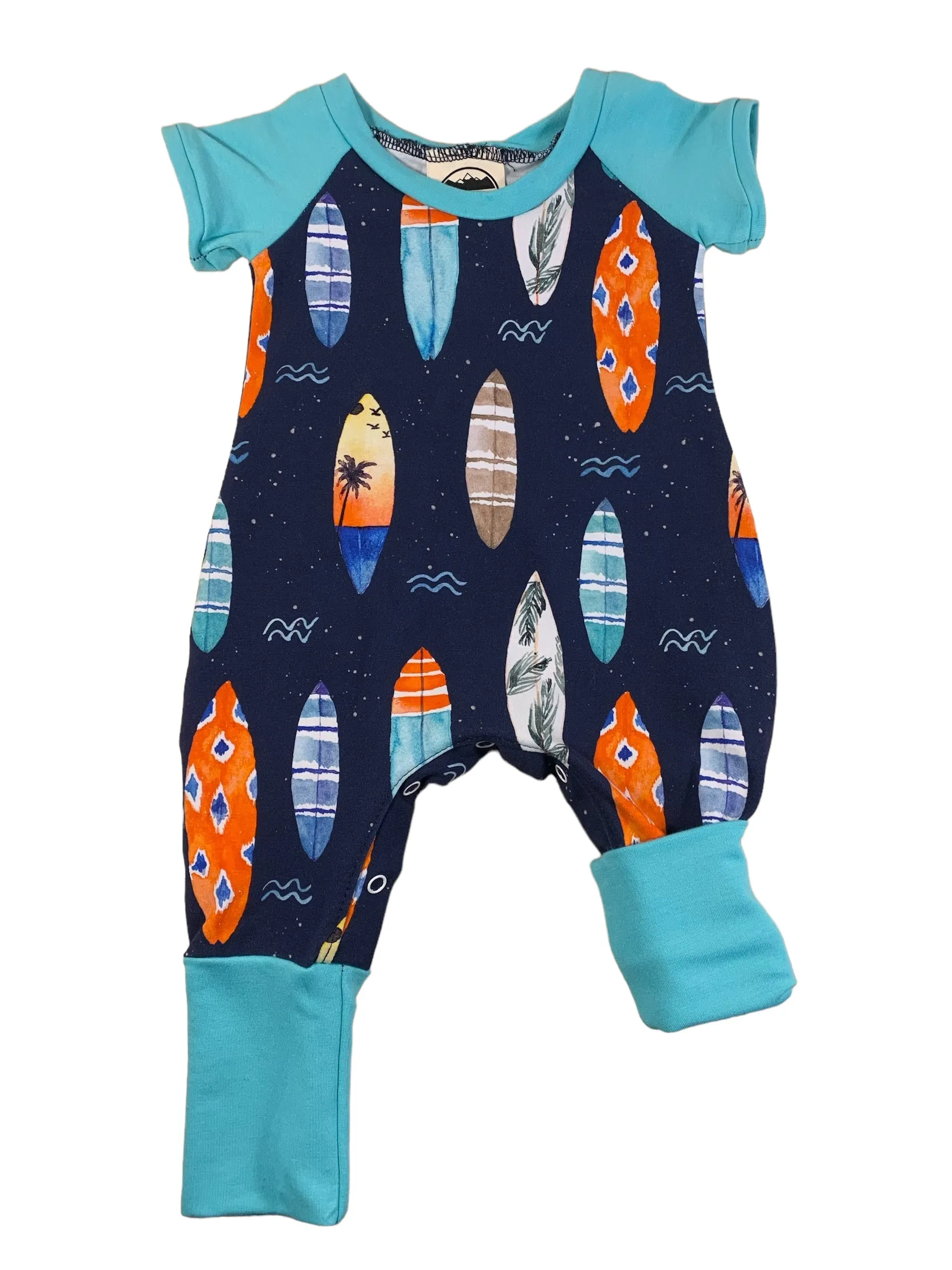 Surfin’ Short Sleeve Romper