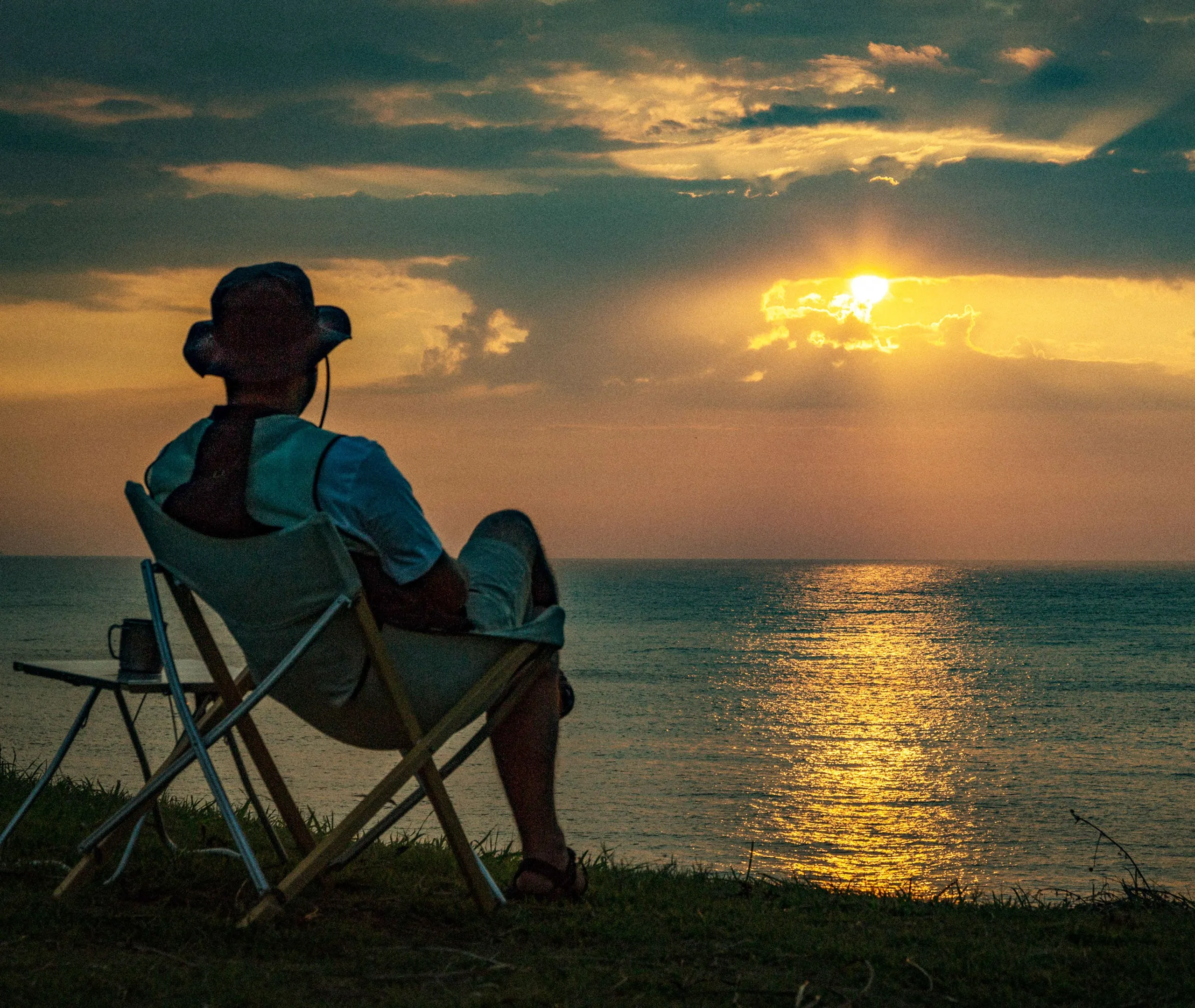 Take! Bamboo Folding Chair Long