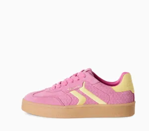 Tamaris - 23724 Pink and Yellow Trainer