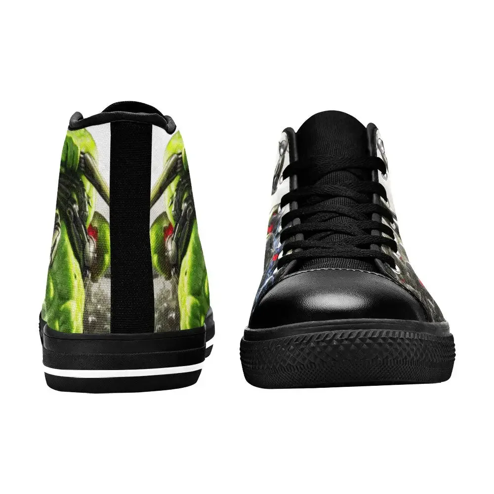 The Incredible Hulk Shoes High Top Sneakers for Kids and Adults