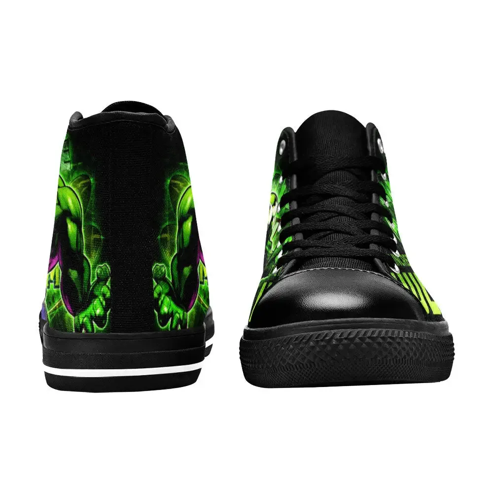 The Incredible Hulk Shoes High Top Sneakers for Kids and Adults
