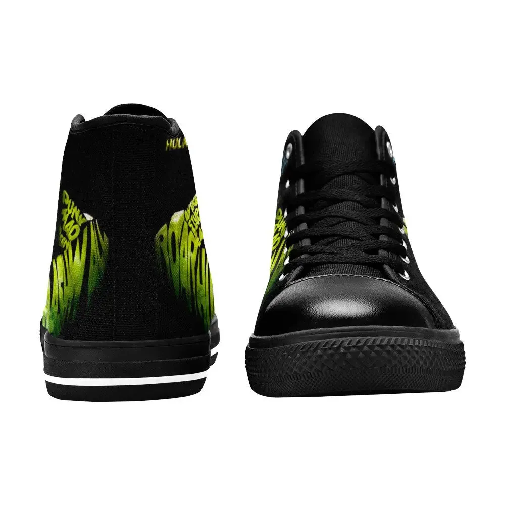The Incredible Hulk Shoes High Top Sneakers for Kids and Adults