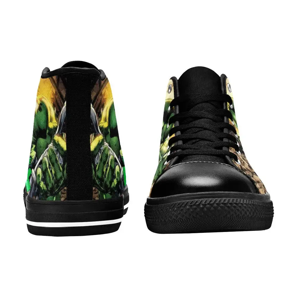 The Incredible Hulk Shoes High Top Sneakers for Kids and Adults