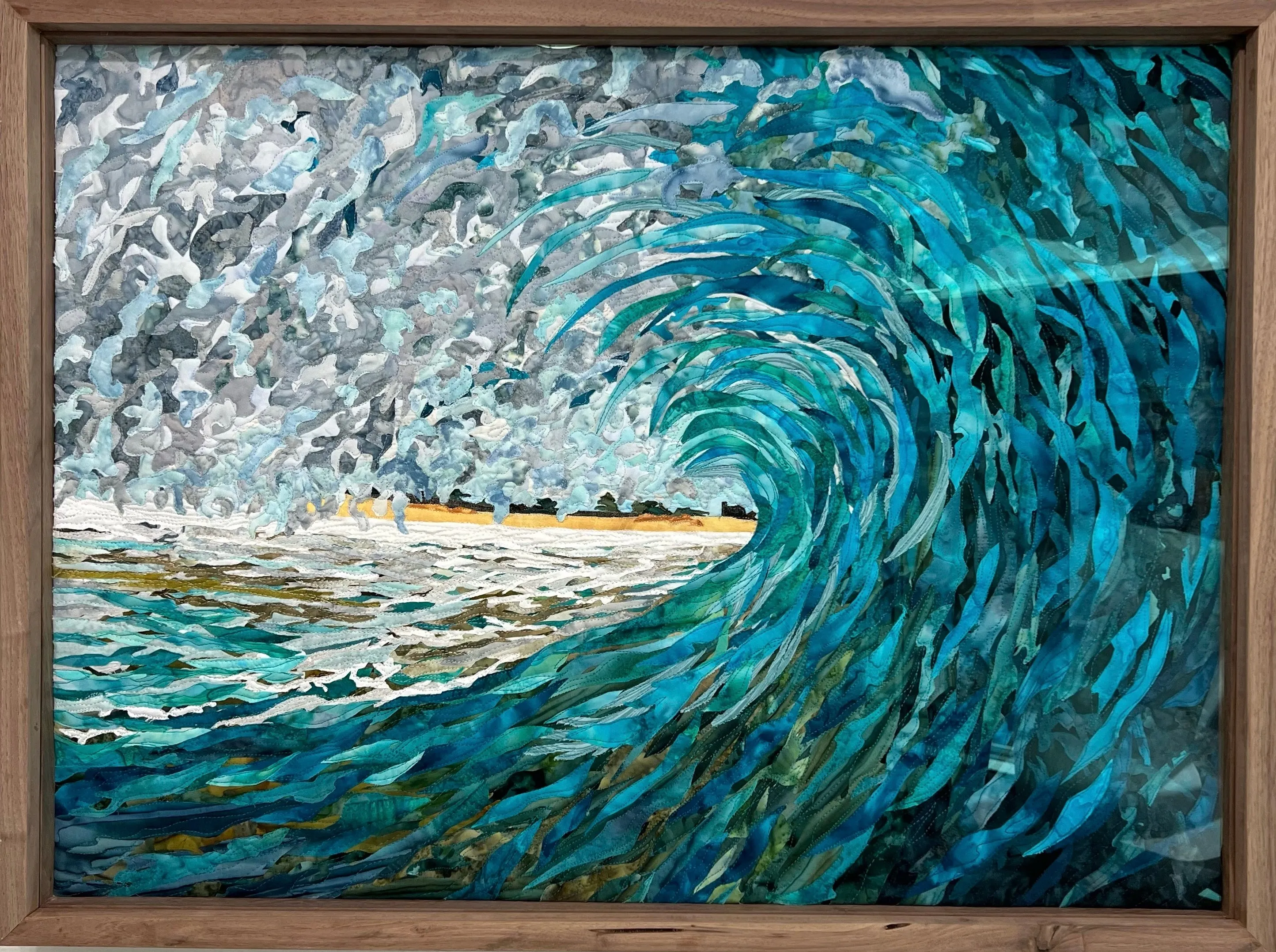 Through the Wave                31 1/2” x 23 1/4”