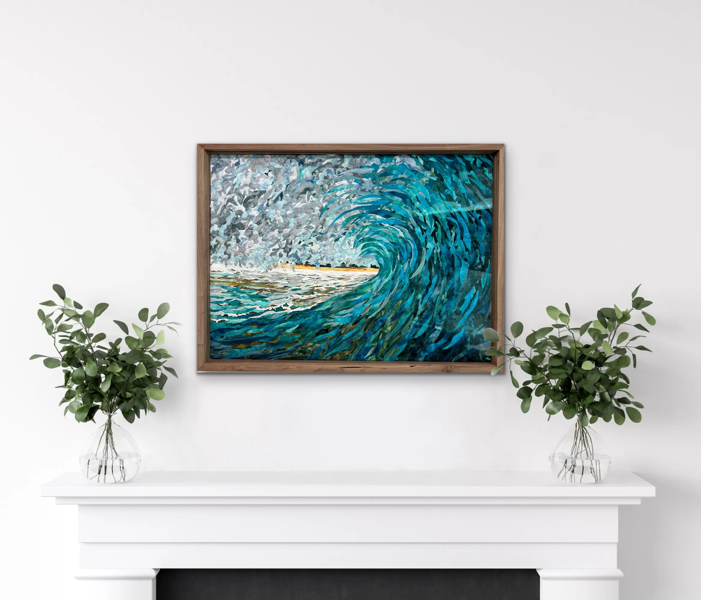 Through the Wave                31 1/2” x 23 1/4”