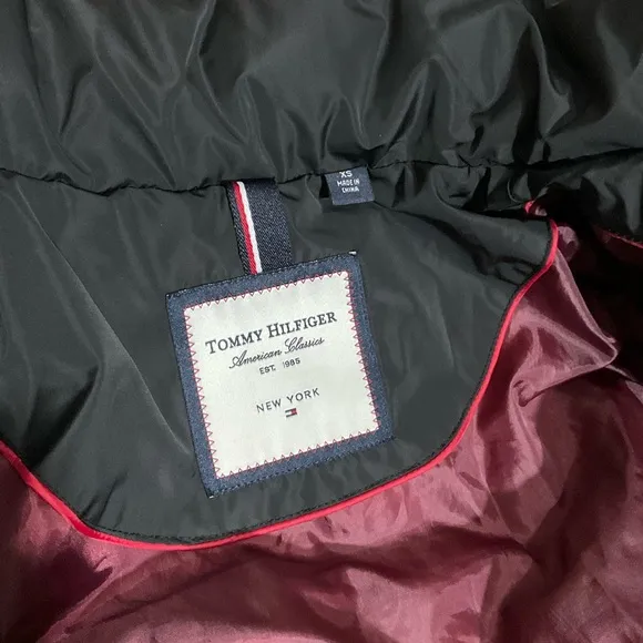 TOMMY HILFIGER WOMENS SIZE XS BLACK WINTER JACKET