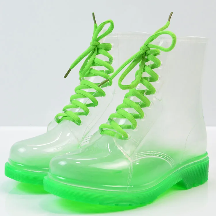 Transparent Candy Rain Shoes