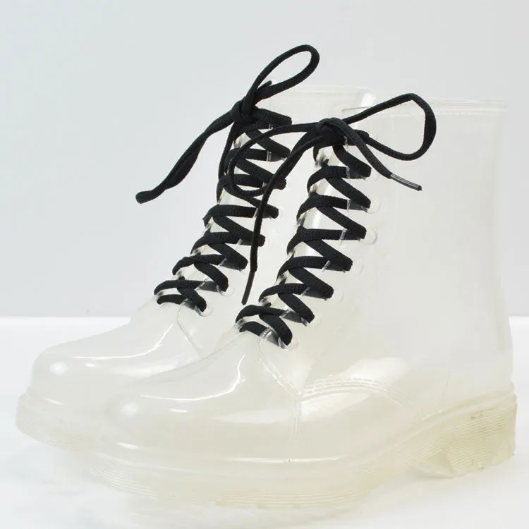 Transparent Candy Rain Shoes