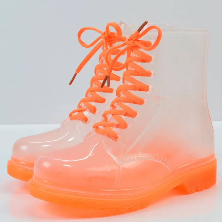 Transparent Candy Rain Shoes
