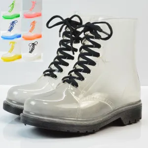 Transparent Candy Rain Shoes