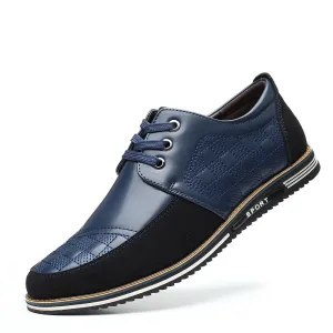 Trendy Casual Shoes Men's Lattice Lace-up Men's Shoes