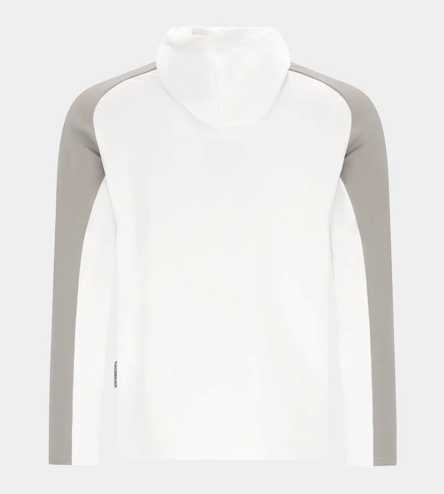 TWO TONE HOODIE 2.0 - WHITE / GREY