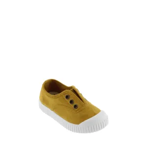 Victoria - Kids Slip-On Sneaker in Curry | FINAL SALE
