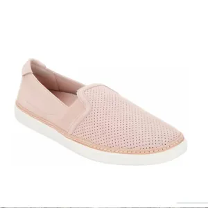 Vionic Malina Pink Suede Perforated Trainers | 9.5