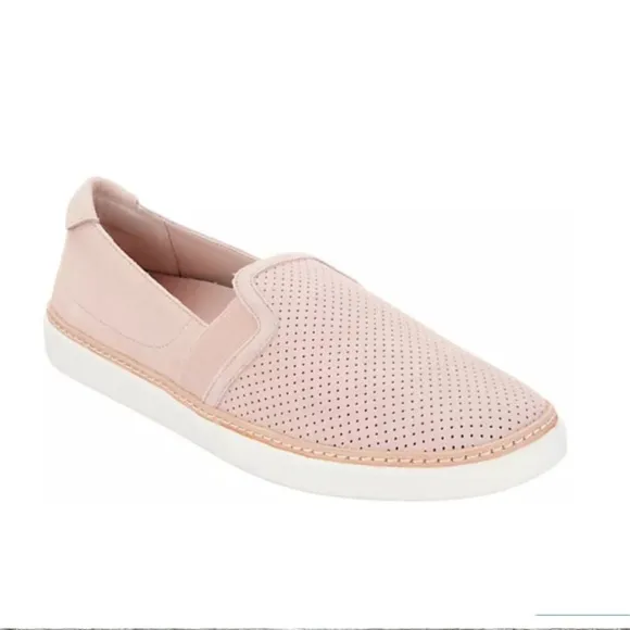 Vionic Malina Pink Suede Perforated Trainers | 9.5