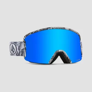 Volcom Garden Snow Goggles Jamie Lynn/Blue Chrome   Bonus Lens Yellow