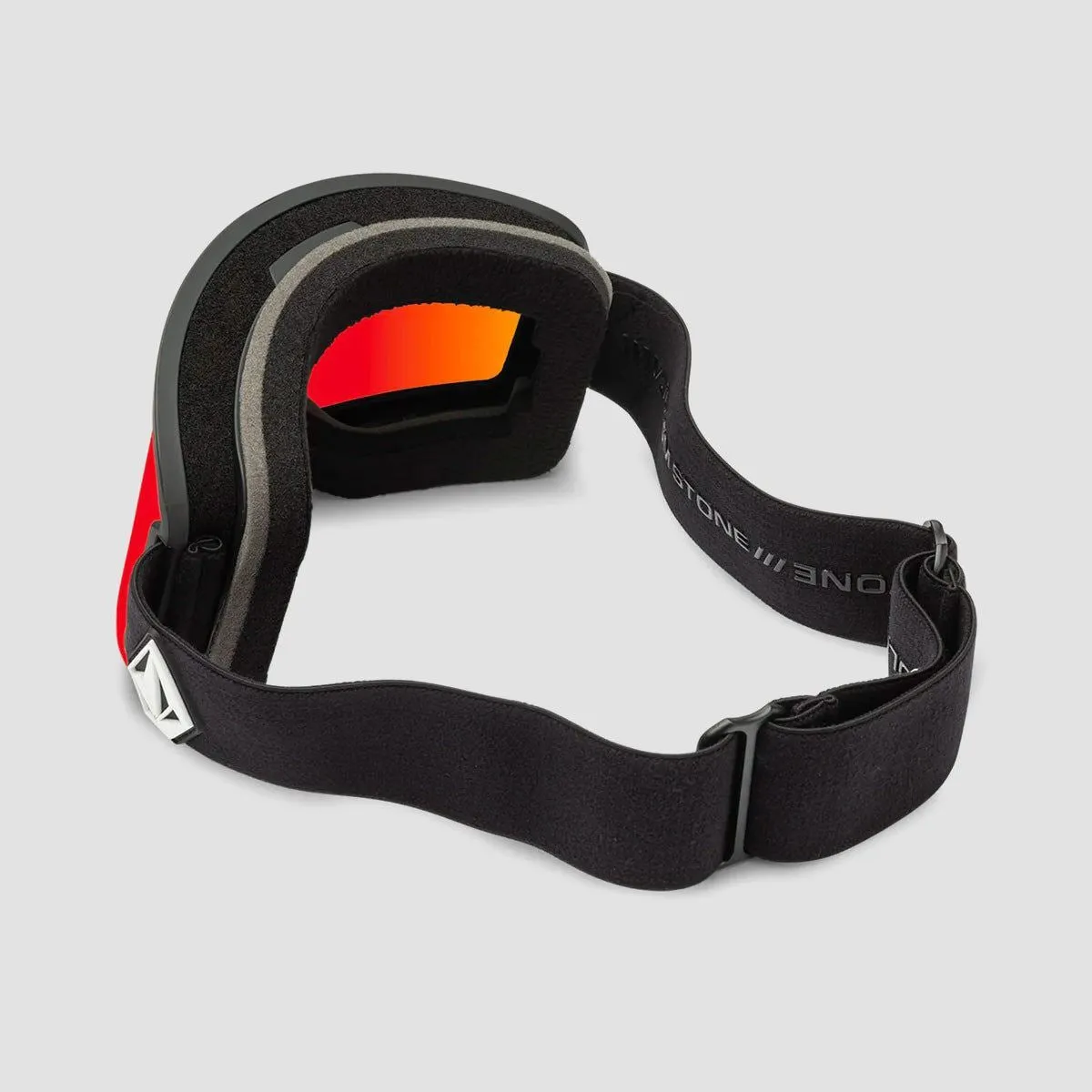 Volcom Garden Snow Goggles Matte Black/Red Chrome   Bonus Lens Yellow