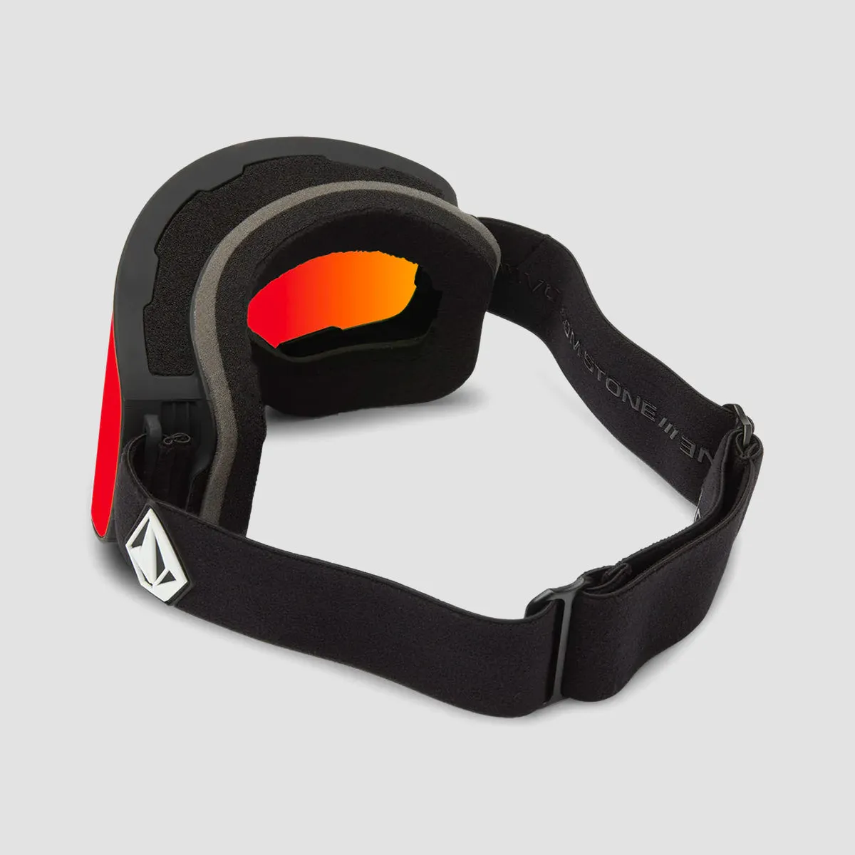 Volcom Odyssey Snow Goggles Matte Black/Red Chrome   Bonus Lens Yellow