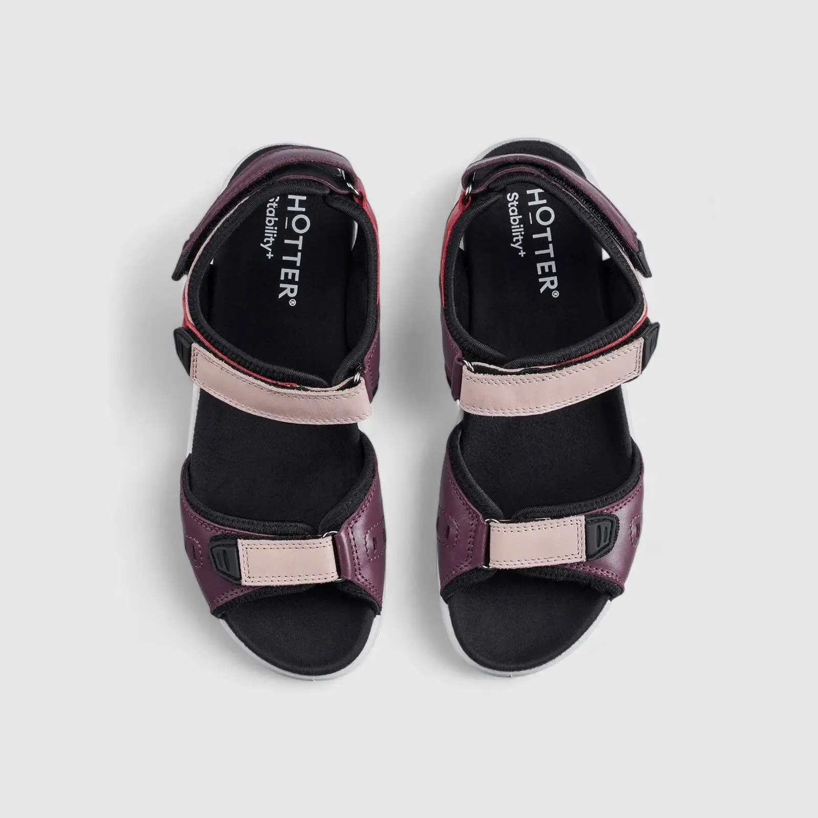 Walk Comfort Strap Sandal Purple Multi