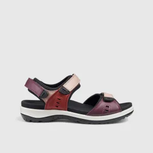 Walk Comfort Strap Sandal Purple Multi