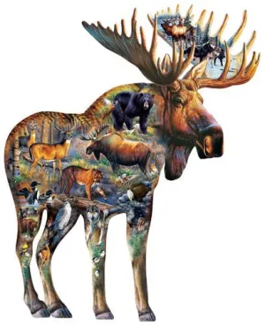 Walk on the Wild Side Shaped 650pc Puzzle