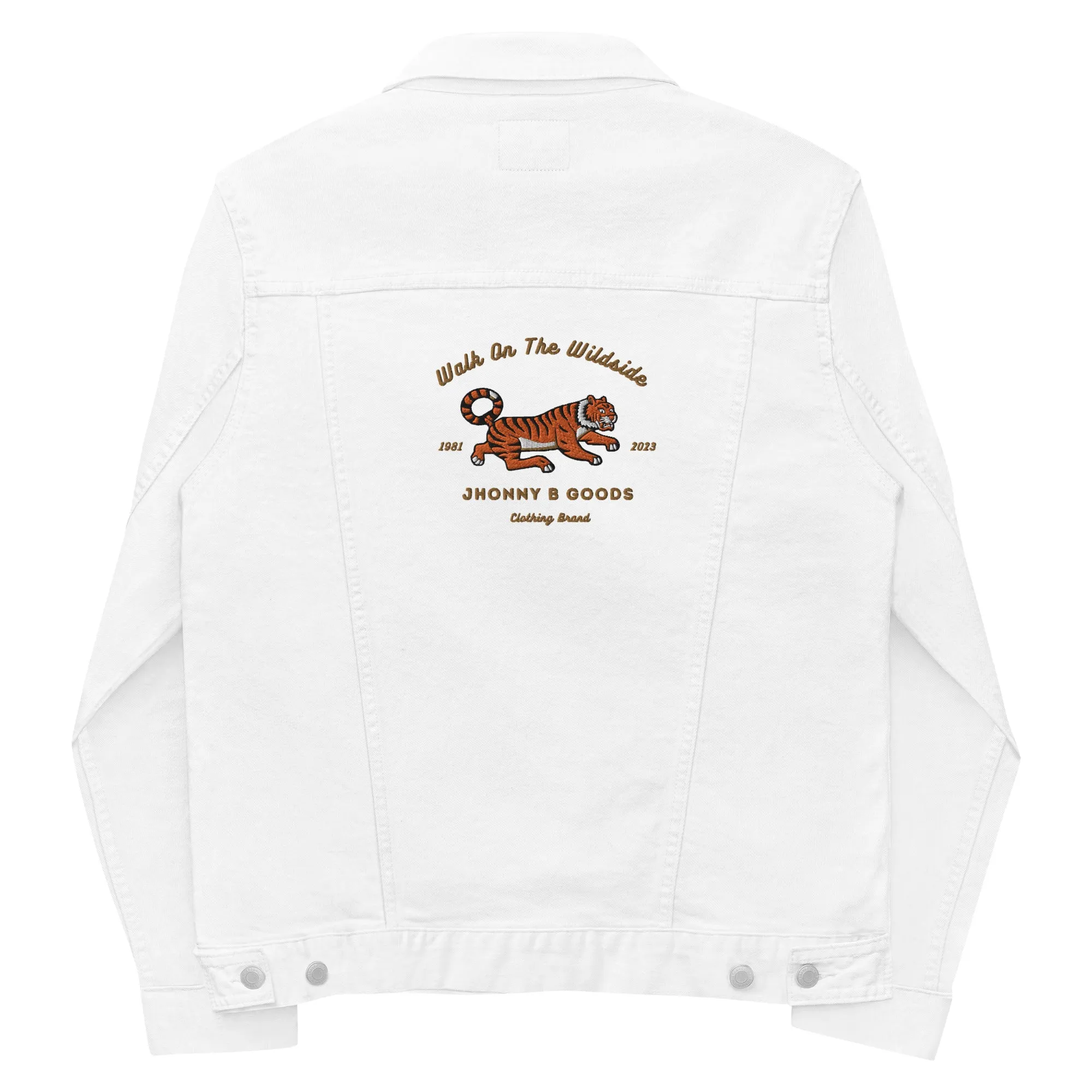 Walk on the Wild side Unisex denim jacket