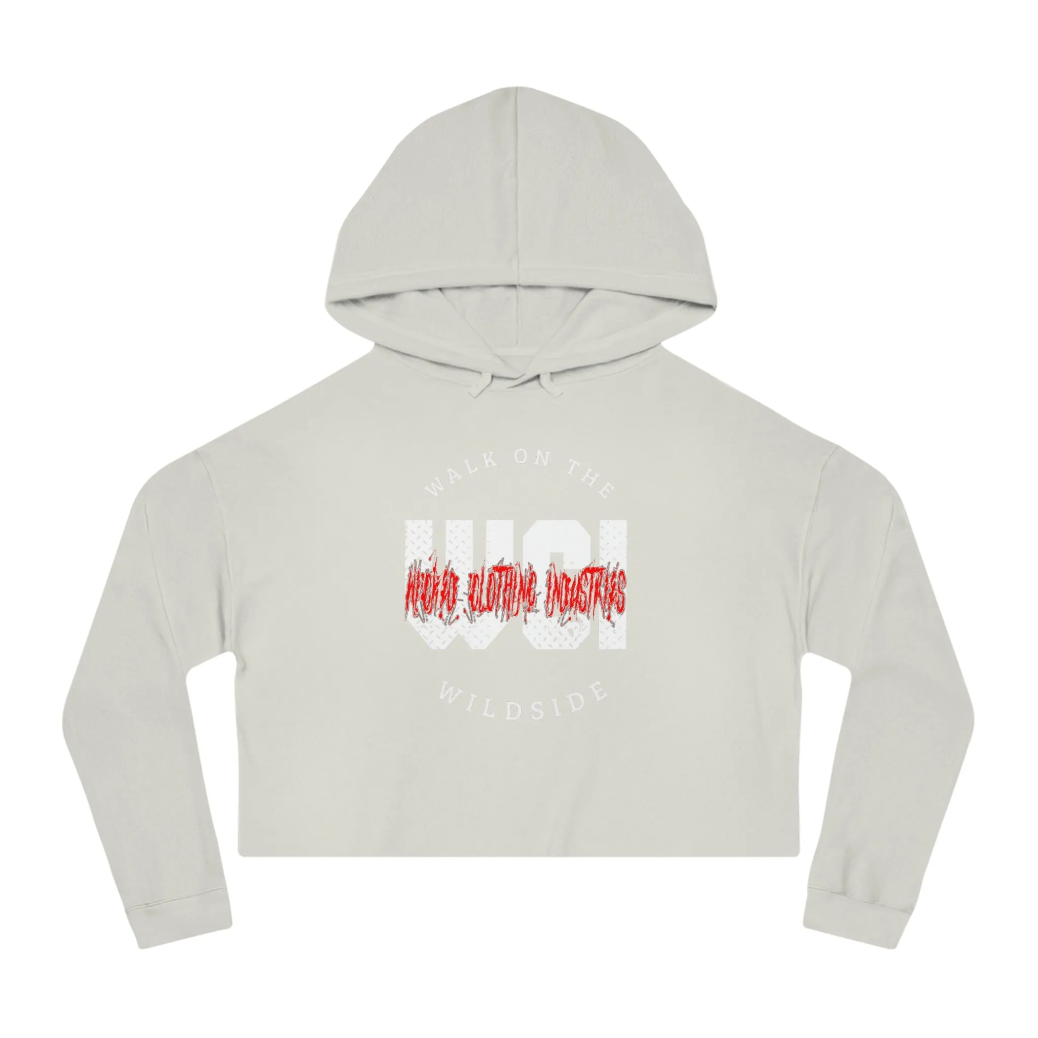 Walk On The Wildside 2/ Cropped Hooded Sweatshirt