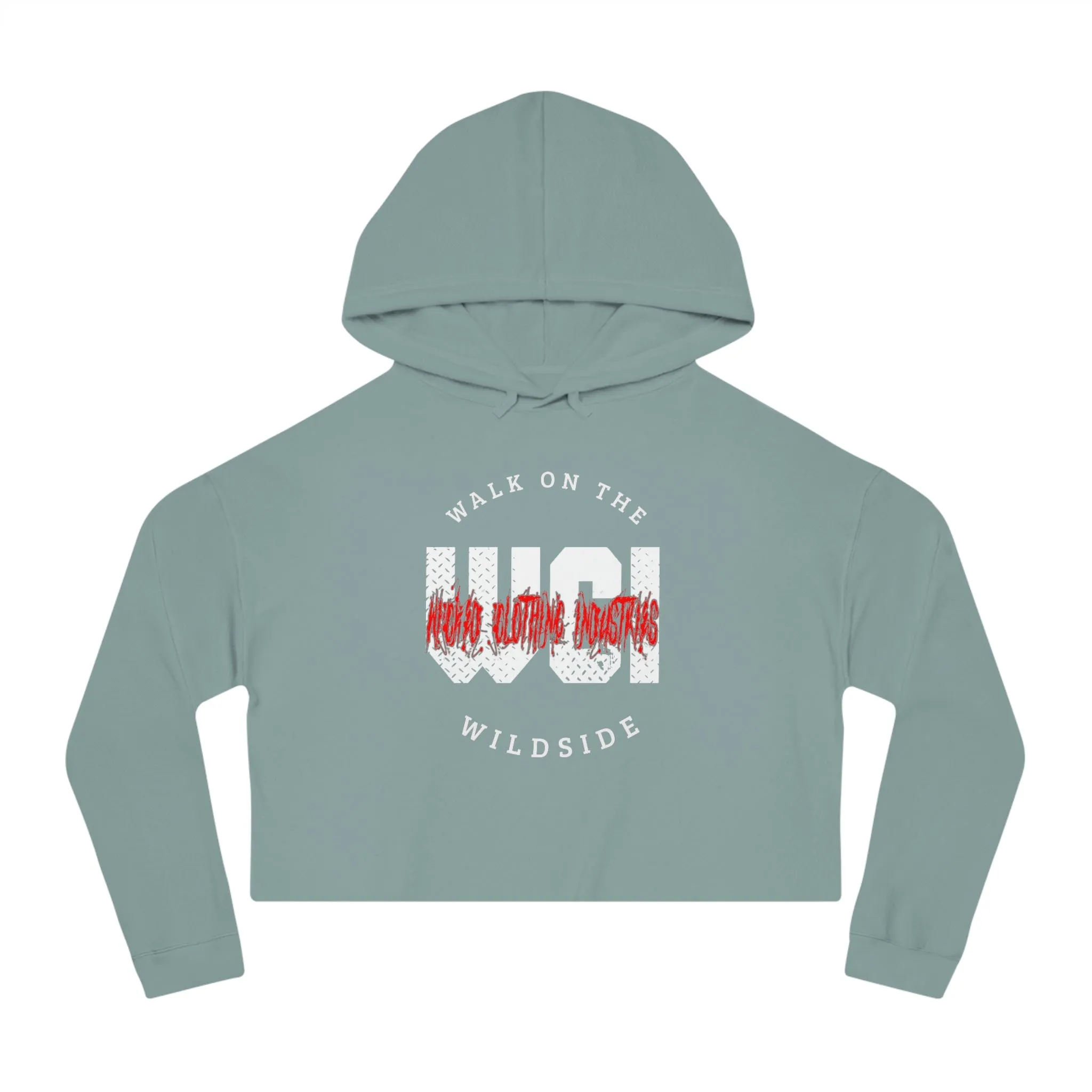 Walk On The Wildside 2/ Cropped Hooded Sweatshirt