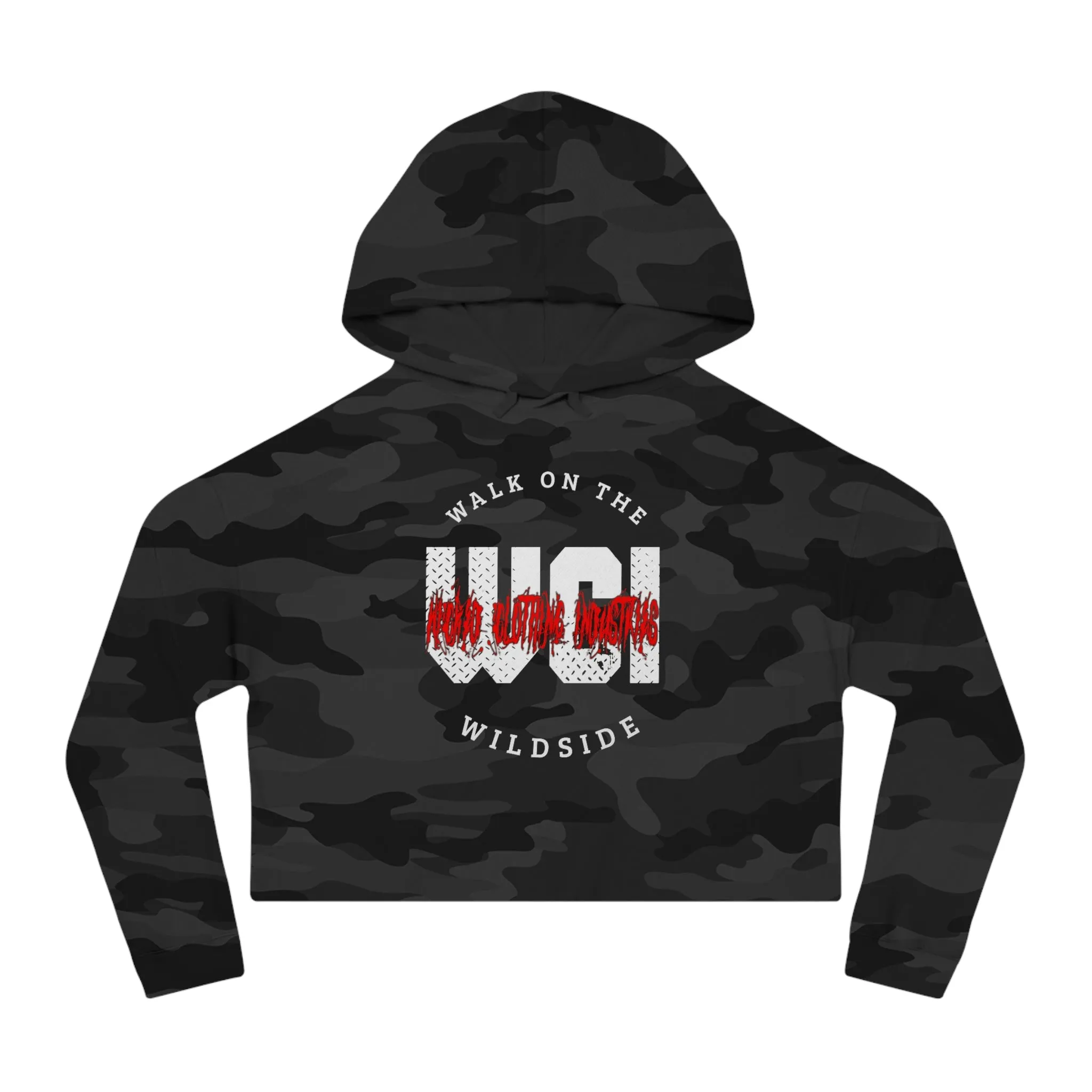 Walk On The Wildside 2/ Cropped Hooded Sweatshirt