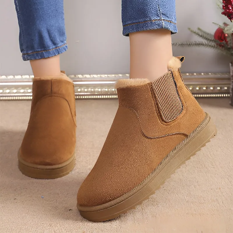 ✨Winter Offer💖Women's Thick Sole Warm Snow Ankle Boots