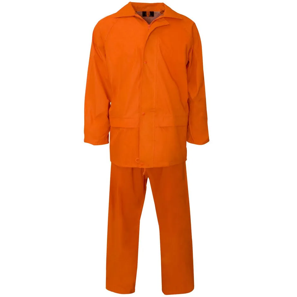 WOMENS RAIN SUIT LADIES WATERPROOF WEAR MAC SET PVC COAT JACKET TROUSER OVERALL