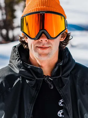 Yae Gloss Black Goggle - Red Chrome