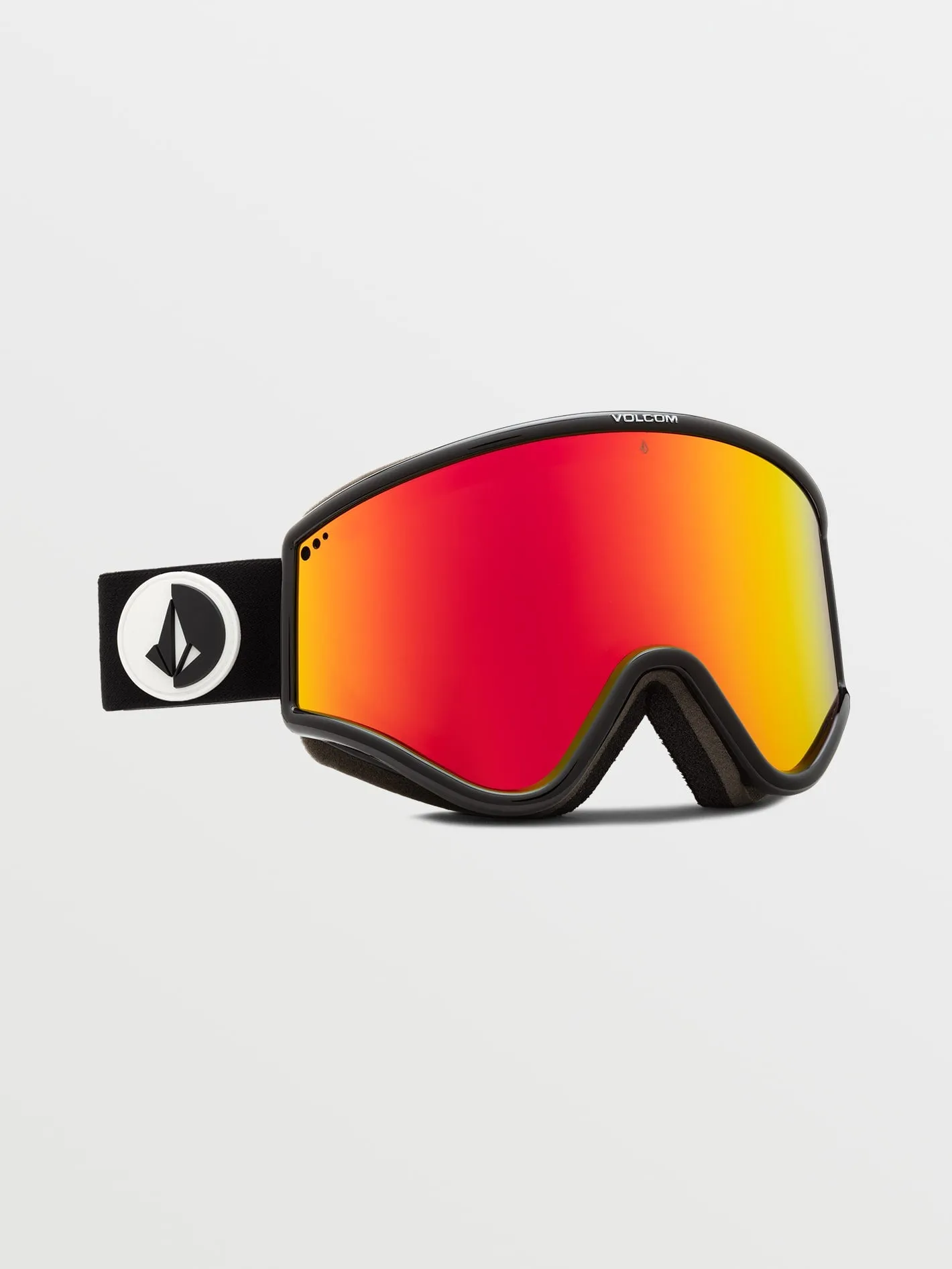 Yae Gloss Black Goggle - Red Chrome