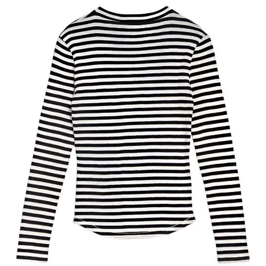 YMC High Rain Stripe Top Black